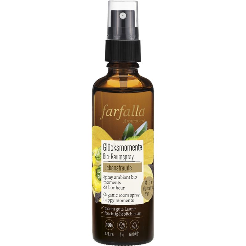 FARFALLA Bio-Raumspray Lebensf Vanille-Mand 75 ml