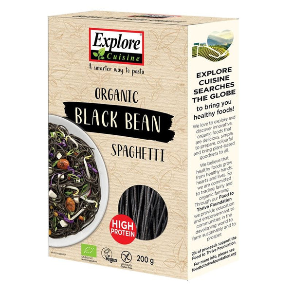 EXPLORE CUISINE Spaghetti schwarze Bohne Bio 200 g