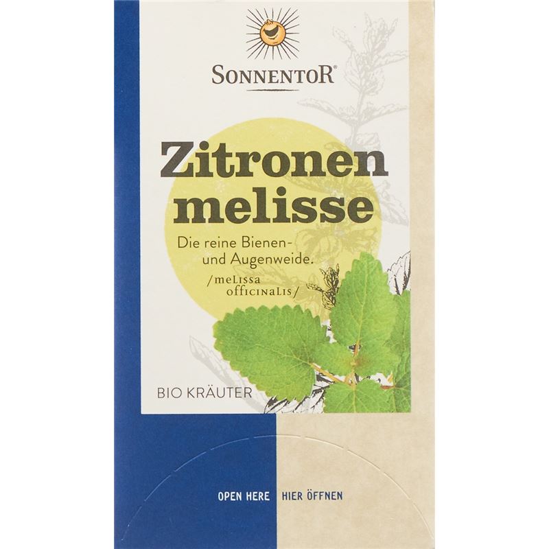 SONNENTOR Zitronenmelisse Tee BIO Btl 18 Stk