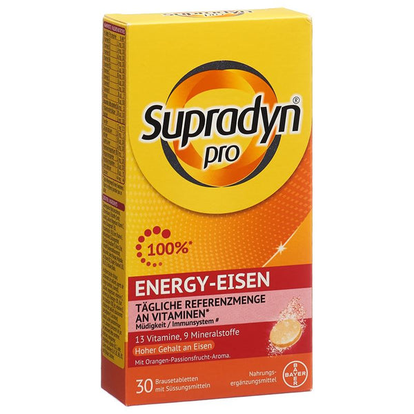 SUPRADYN PRO energy eisen Brausetabl Ds 30 Stk