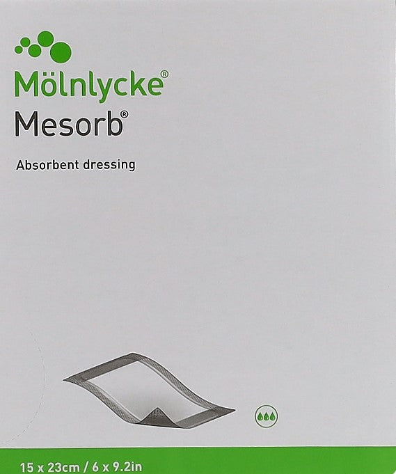 MESORB Absorbier Saugverband 15x23cm steril 50 Stk