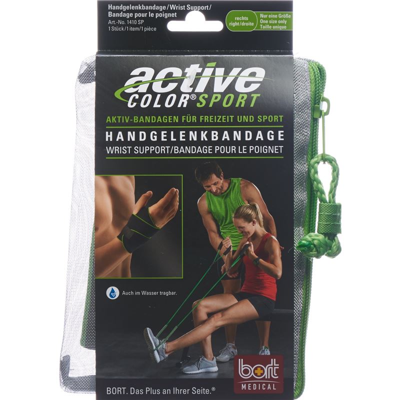 BORT ActiveColor Sport Handgelenk rechts schw/grün