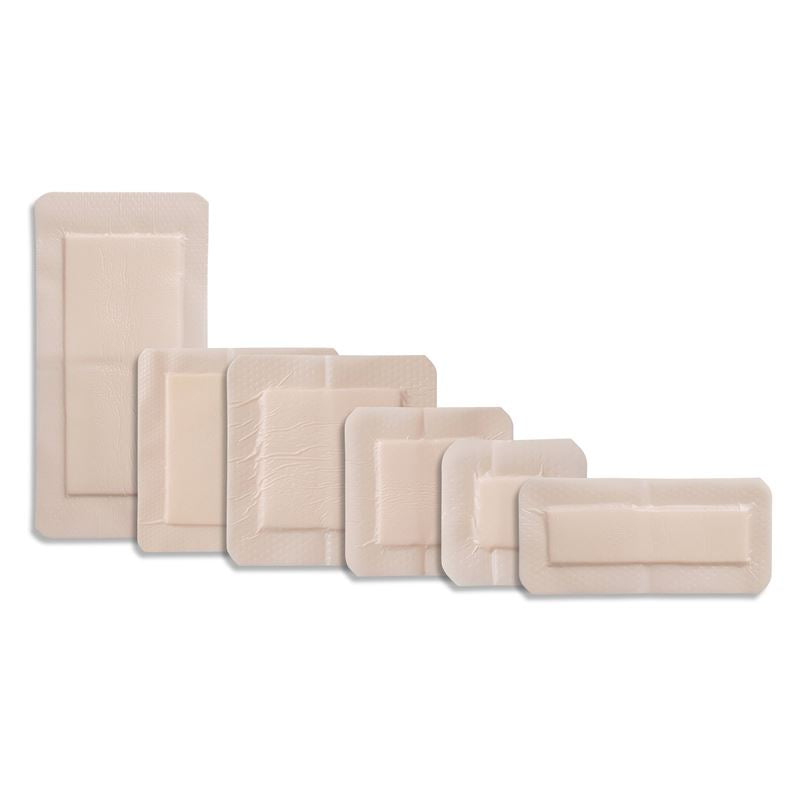 FOAM LITE Convatec Silikon-Schaum 5x5cm 10 Stk