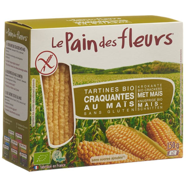 BLUMENBROT Knusp Schnitt Mais Bio glut fr 150 g
