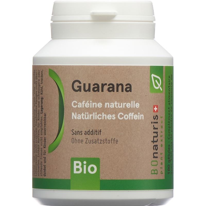 BIONATURIS Guarana Kaps 350 mg Bio 180 Stk