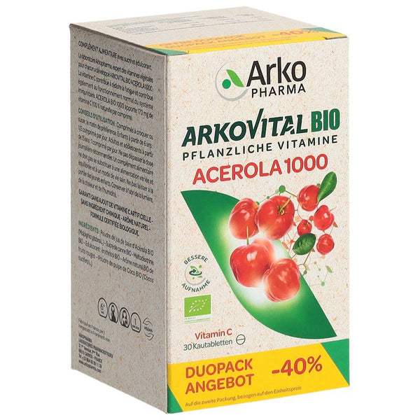 ARKOVITAL Acero Arko Tabl 1000 mg Bio D 2 x 30 Stk