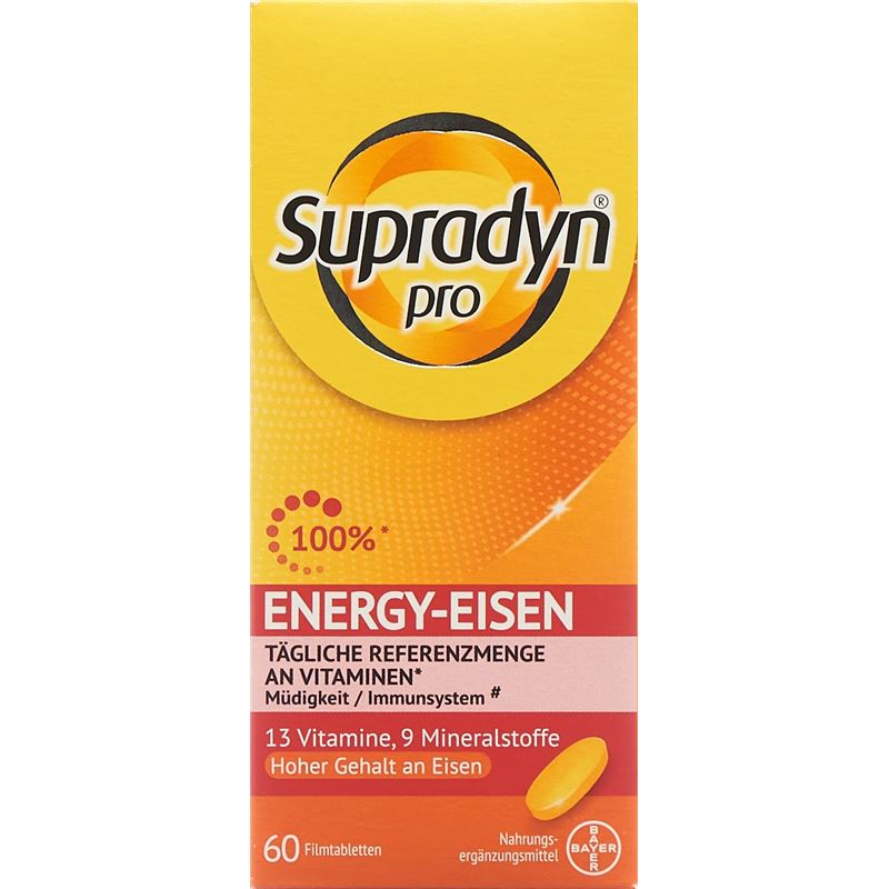 SUPRADYN PRO energy eisen Filmtabl 60 Stk