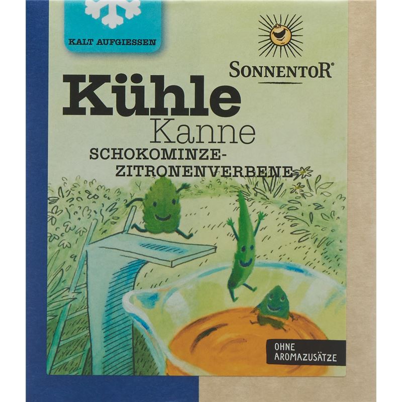 SONNENTOR Kühle Kanne Teepyr Schokom-Zi BIO 16 Stk