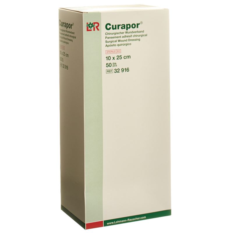 CURAPOR Chirurgisch Wundverband 10x25cm st 50 Stk