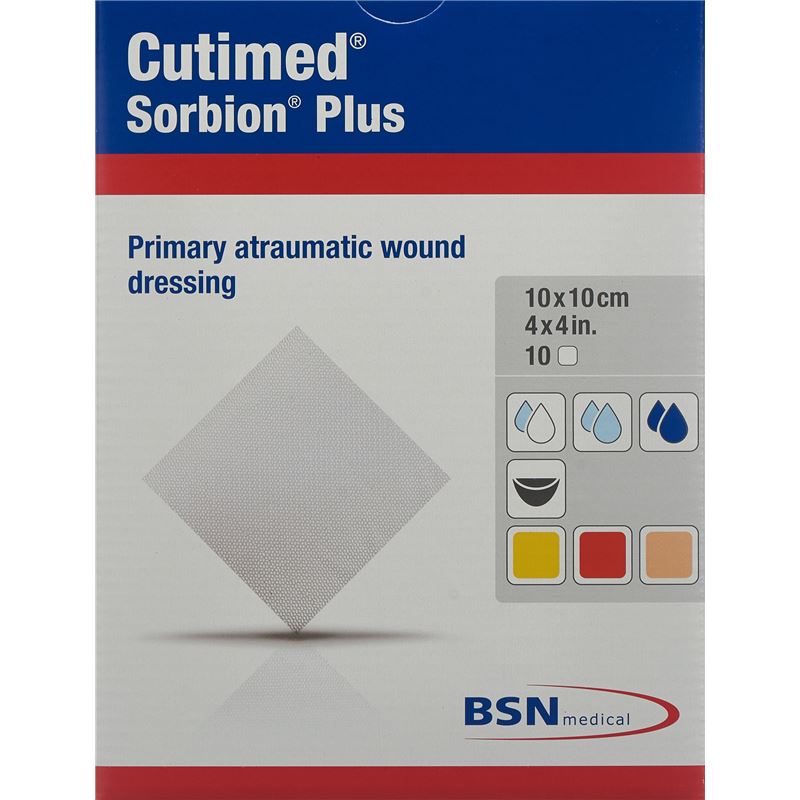 CUTIMED Sorbion Plus 10x10cm 10 Stk
