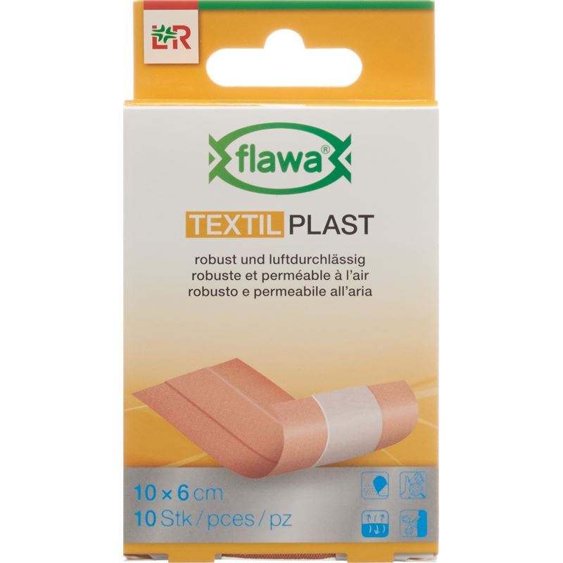 FLAWA Textil Plast Schnellverband 6x10cm 10 Stk