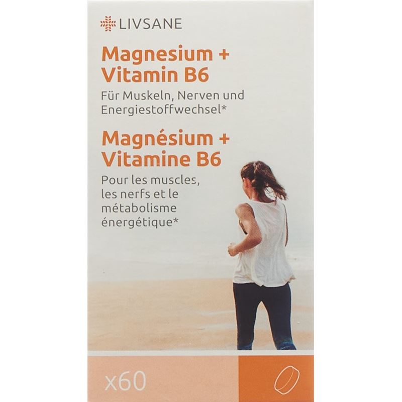 LIVSANE Magnesium + Vitamin B6 Tabl Ds 60 Stk