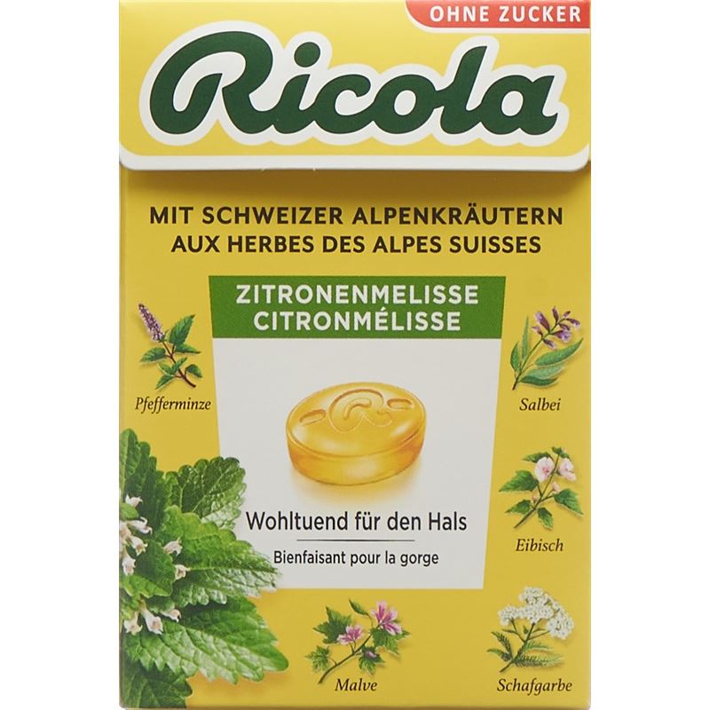 RICOLA Bonbons Zitronenmelisse oZ mS Box 50 g