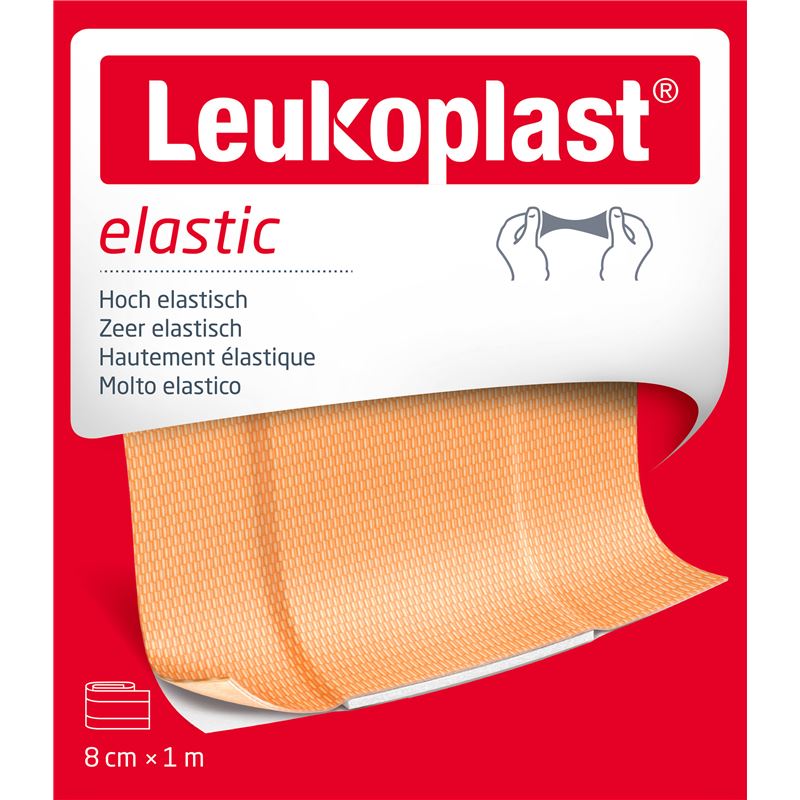 LEUKOPLAST elastic 8cmx1m Rolle