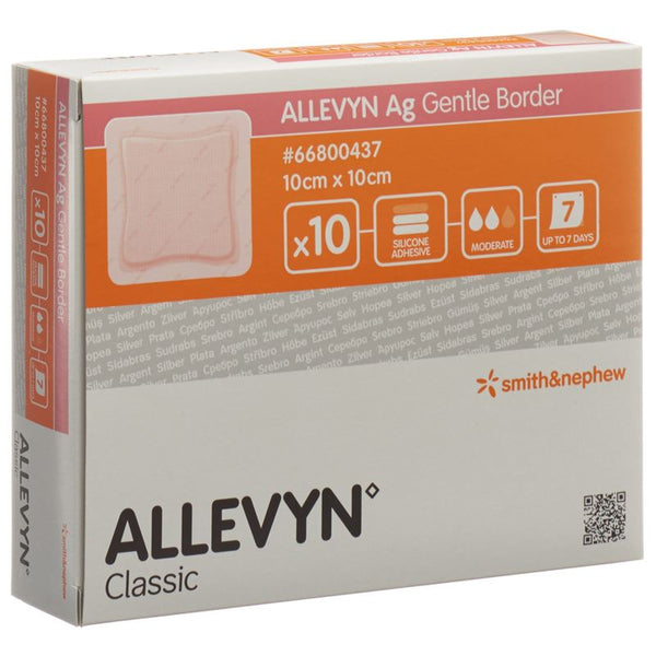 ALLEVYN AG GB Wundverband 10x10cm 10 Stk