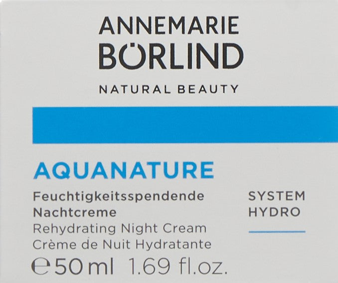 BÖRLIND AQUANATURE Feuchtigkeitssp Nachtcr 50 ml