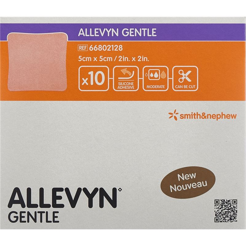 ALLEVYN GENTLE Wundverband 5x5cm 10 Stk