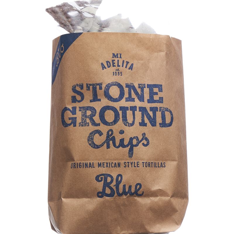 MIADELITA Bio Tortilla Chips Blue Corn Btl 150 g