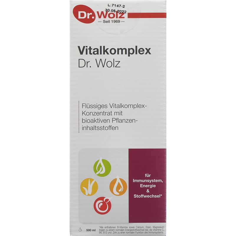 DR. WOLZ Vitalkomplex Glasfl 500 ml