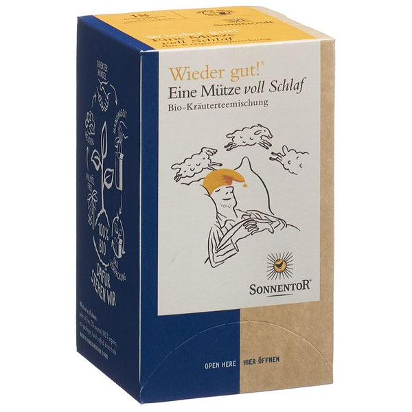 SONNENTOR Eine Mütze voll Schlaf Tee BIO 18 Stk