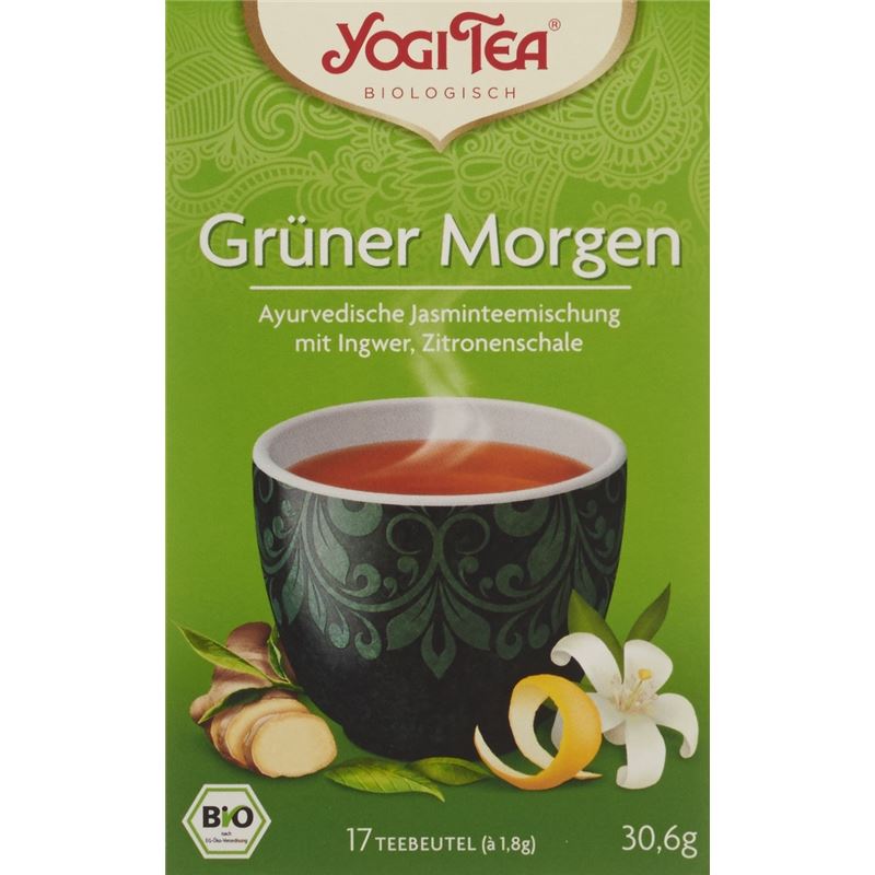 YOGI TEA Grüner Morgen 17 Btl 1.8 g