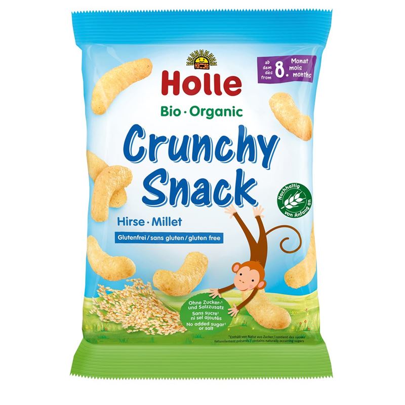 HOLLE Bio-Crunchy Snack Hirse 25 g