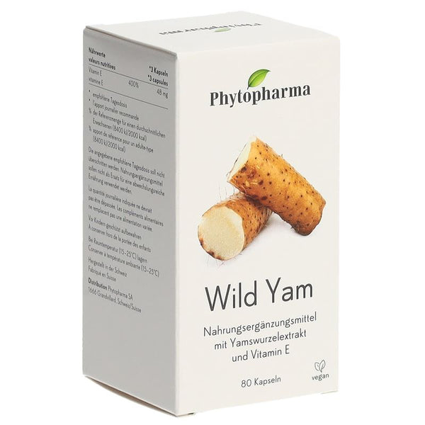 PHYTOPHARMA Wild Yam Kaps 80 Stk