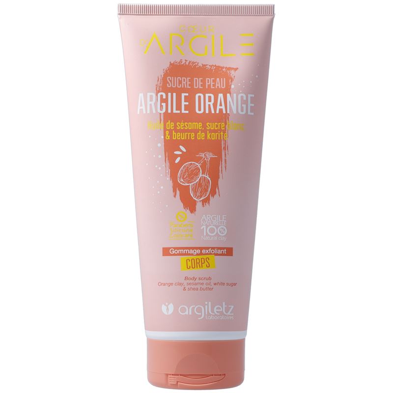 ARGILETZ Tonerde orange Körperpeeling Tb 200 ml