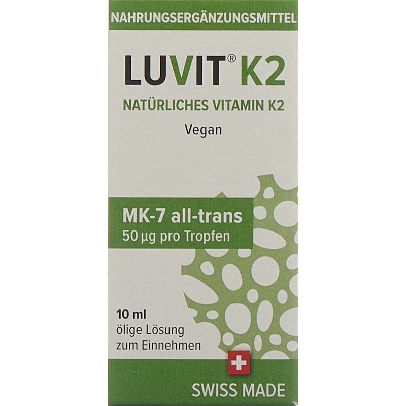 LUVIT K2 Natürliches Vitamin Tropffl 10 ml
