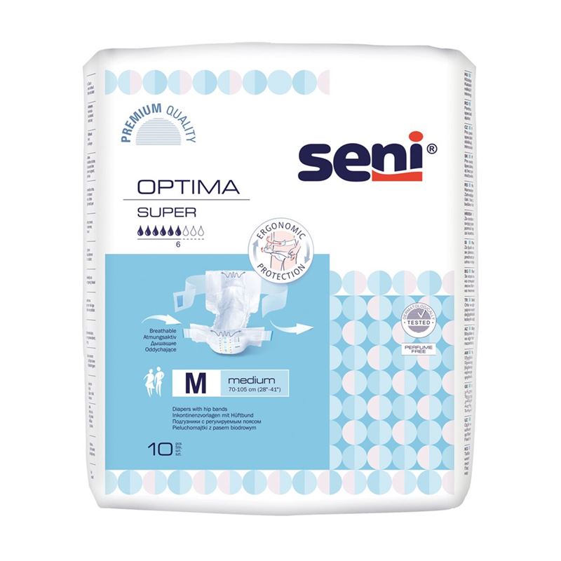 SENI Optima Super Vorlagen M Hüftbund 10 Stk