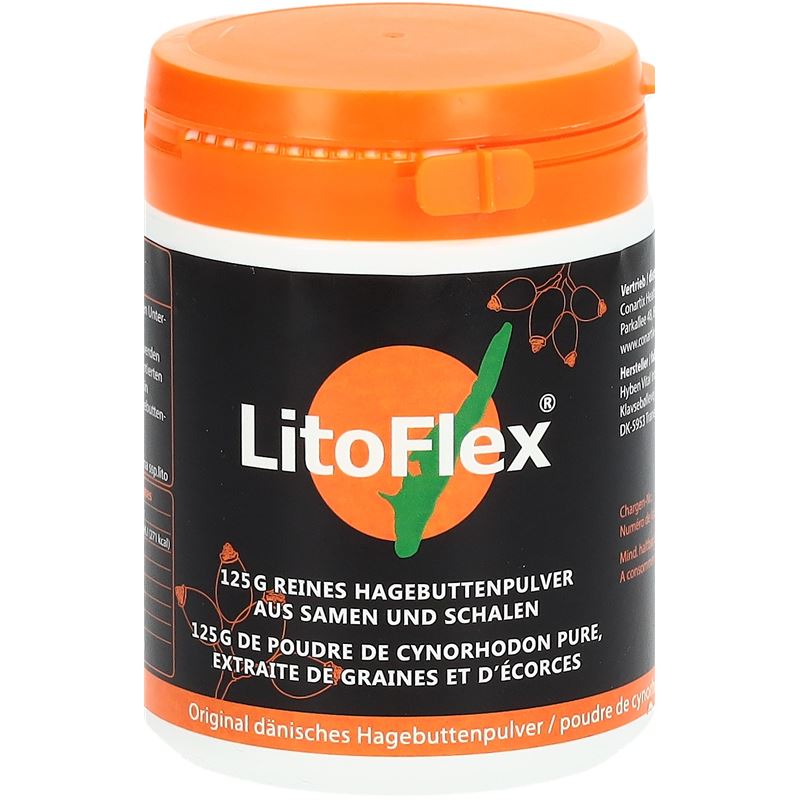 LITOFLEX orig dänisch Hagenbuttenpulver Ds 125 g
