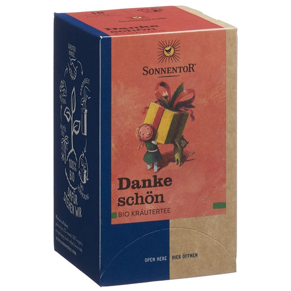 SONNENTOR Dankeschön Tee BIO 18 Btl 1.5 g