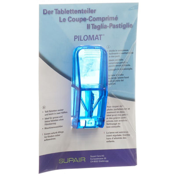 PILOMAT Tablettenteiler blau