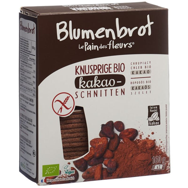 BLUMENBROT Knusprige Schnitten Kakao 160 g