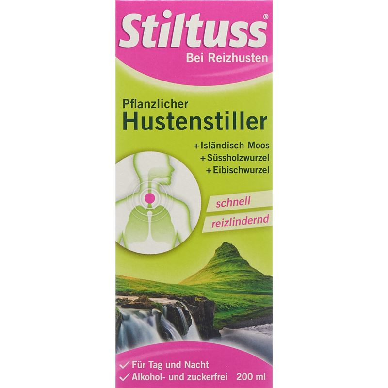 STILTUSS Pflanzlicher Hustenstiller Sirup 200 ml