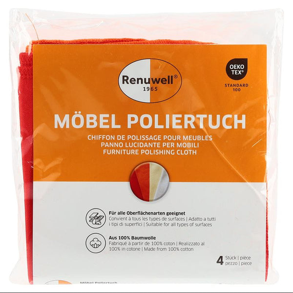 RENUWELL Möbel-Poliertuch Btl 4 Stk