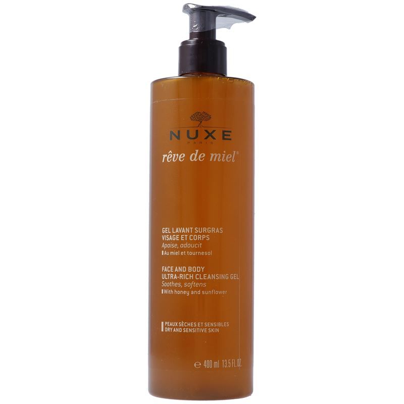 NUXE Rêve de Miel Gel Surgras Visage 400 ml