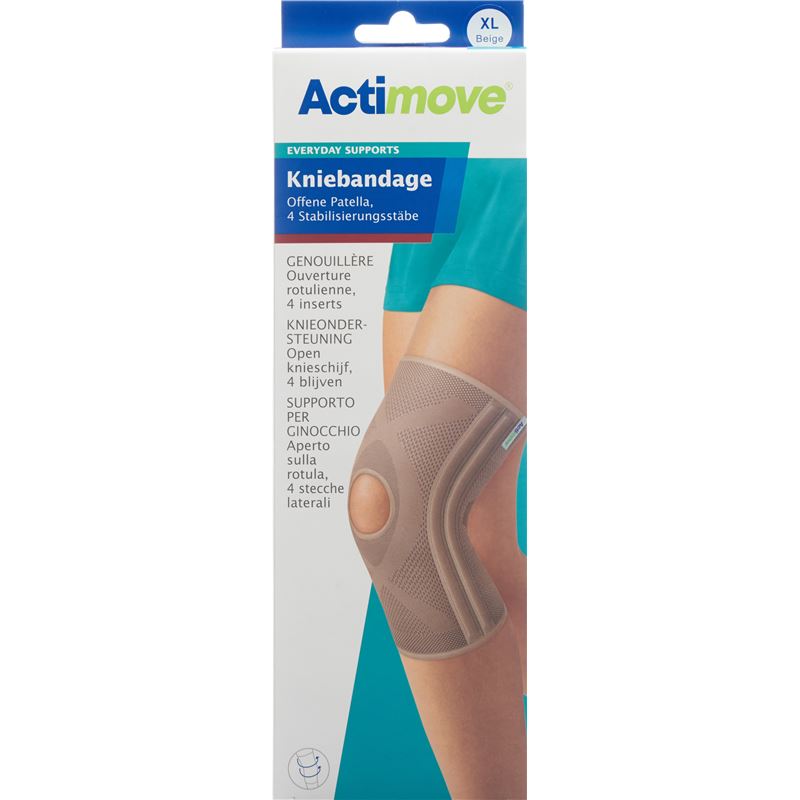 ACTIMOVE Everyday Support Kniebandage XL off Patel