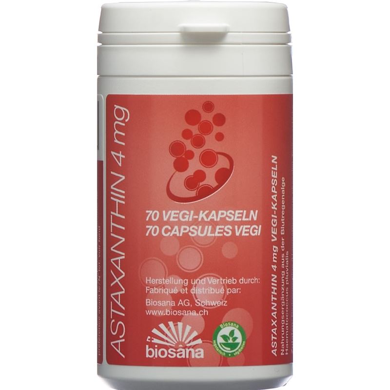 BIOSANA Astaxanthin Kaps 4 mg Ds 70 Stk