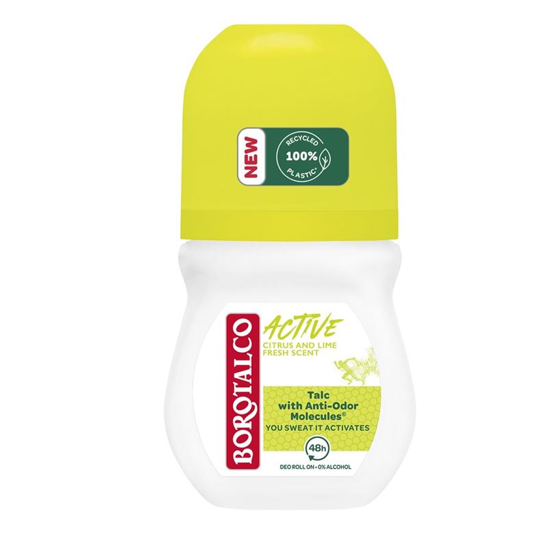 BOROTALCO Deo Active Roll-on Zitrus Lime 50 ml
