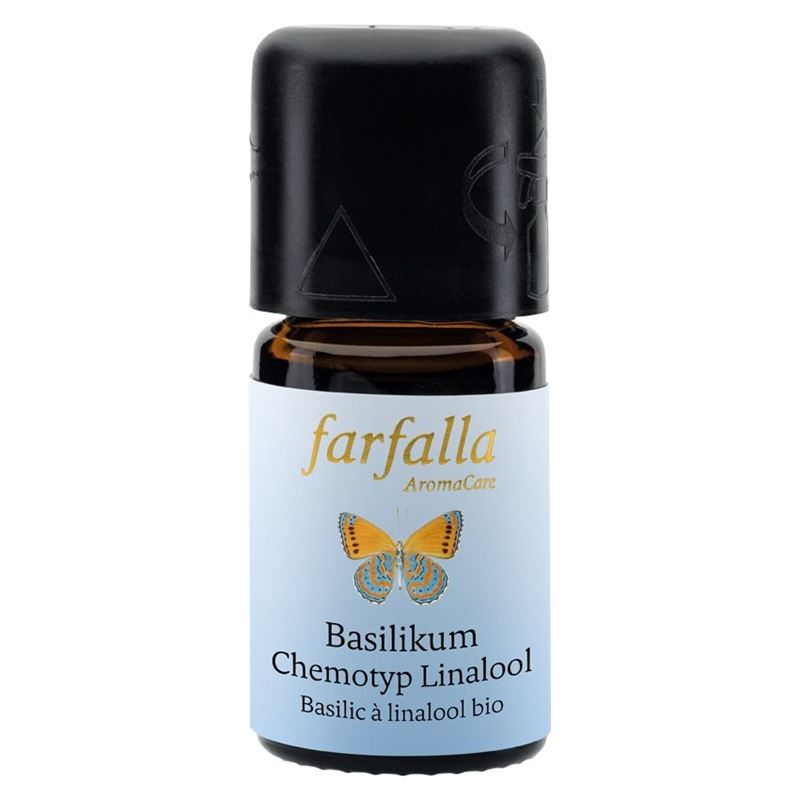FARFALLA Basilikum CT Linalool Bio Grand Cru 5 ml