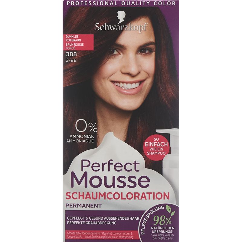PERFECT MOUSSE 388 Dunkles Rotbraun