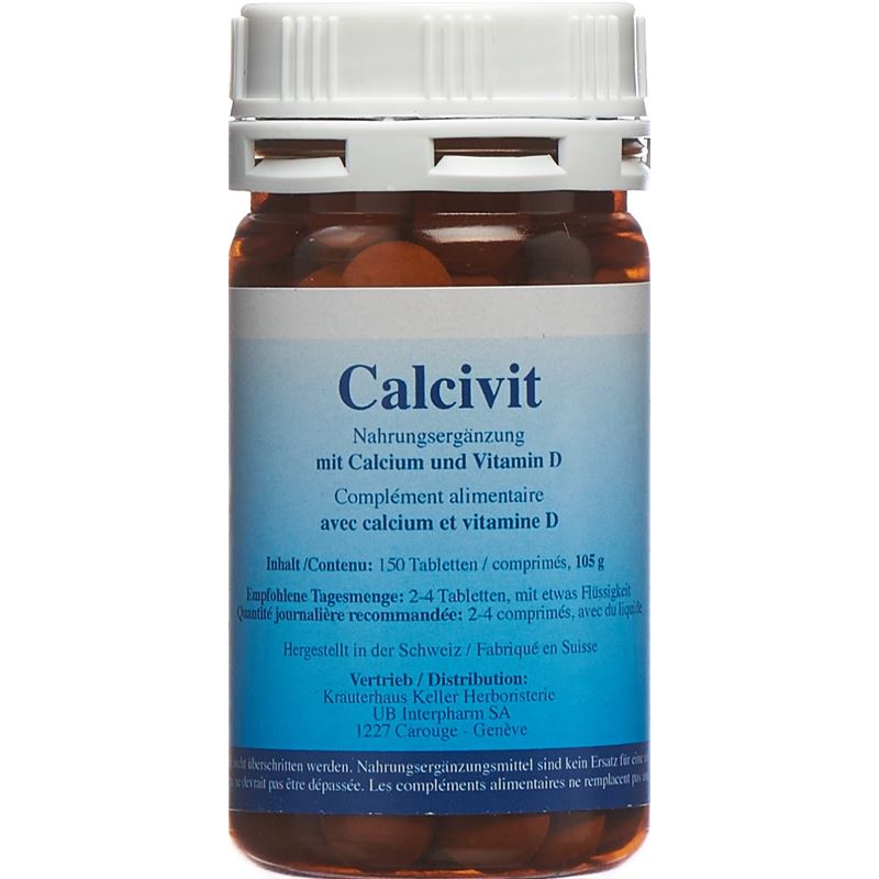 CALCIVIT Calcium und Vitamin D Tabl Ds 150 Stk