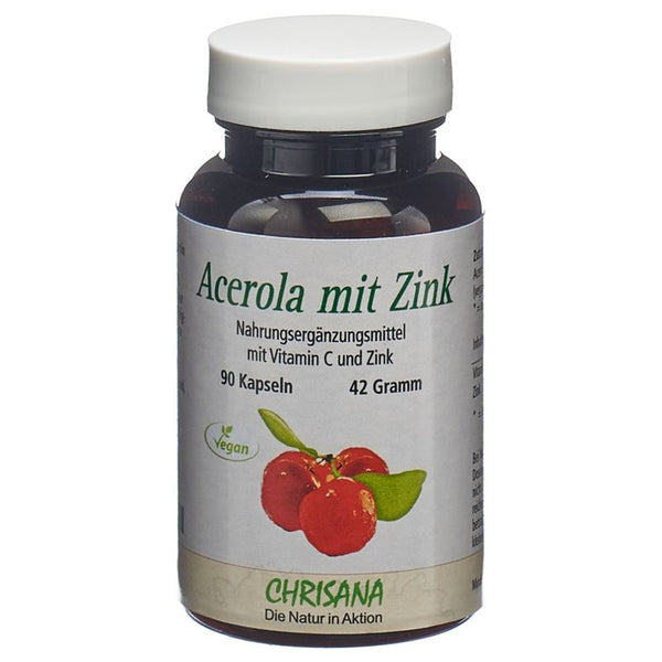 CHRISANA Acerola C Kaps mit Zink Ds 90 Stk