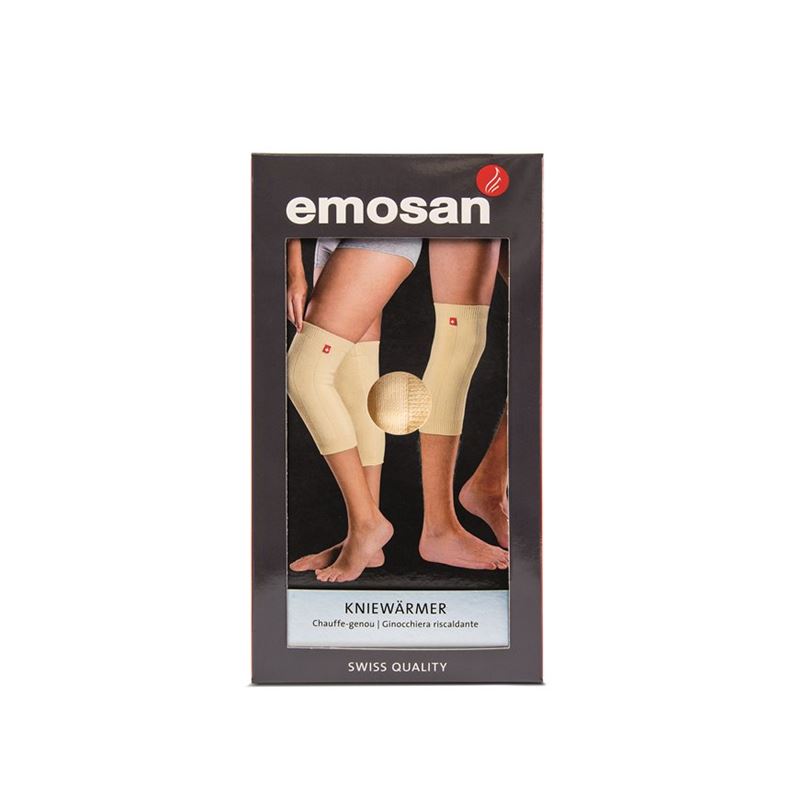 EMOSAN Kniewärmer L écru