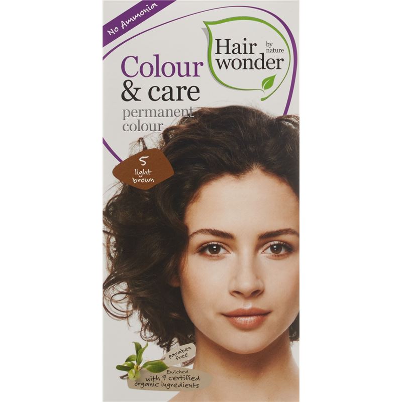 HAIRWONDER Colour & Care 5 hellbraun