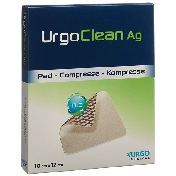 URGOCLEAN Ag Hydro Polyacryl 10x12cm haft 10 Stk