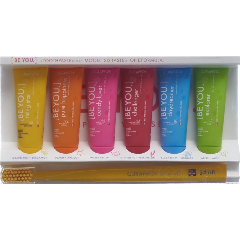 CURAPROX Be you Six-taste-pack 10ml