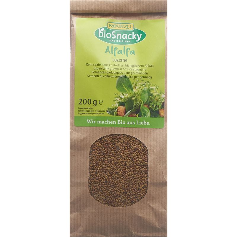 BIOSNACKY Alfalfa Luzerne Btl 200 g