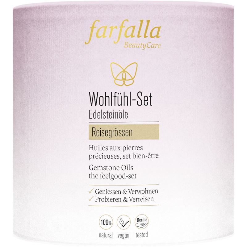 FARFALLA Edelsteinöle Wohlfühlset 7 x 10 ml